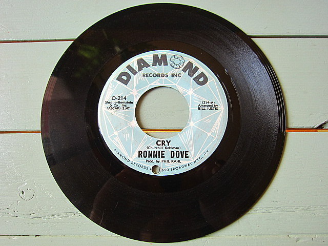 RONNIE DOVE●CRY/AUTUMN RHAPSODY DIAMOND D-214●201209t1-rcd-7-rkレコード7インチ米盤US盤66年45 60's_画像2