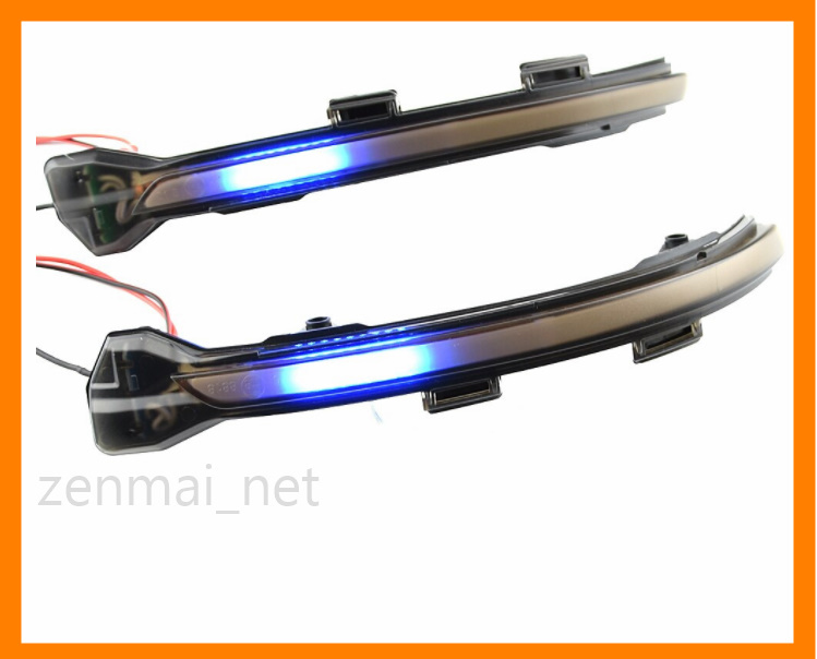 A211 Volkswagen Golf Ⅶ/ Golf 7 side door mirror sequential winker blue LED blue poji attaching current . winker original conform after market goods 