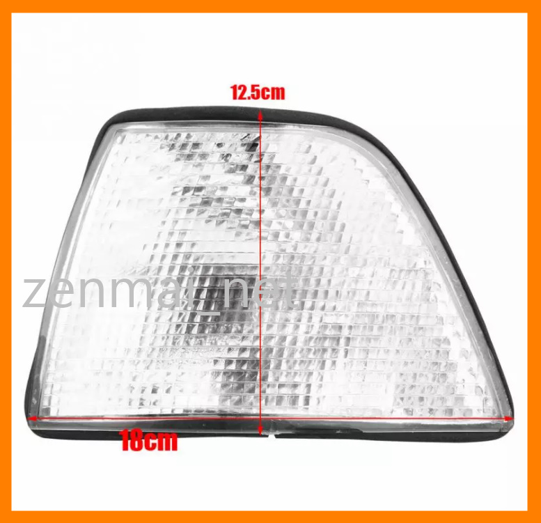 A259　　BMW3シリーズ　クリアコーナーランプレンズ　フロントコーナーレンズ　左右セット　318i/318ti/325i/328i/M3 E36_画像5