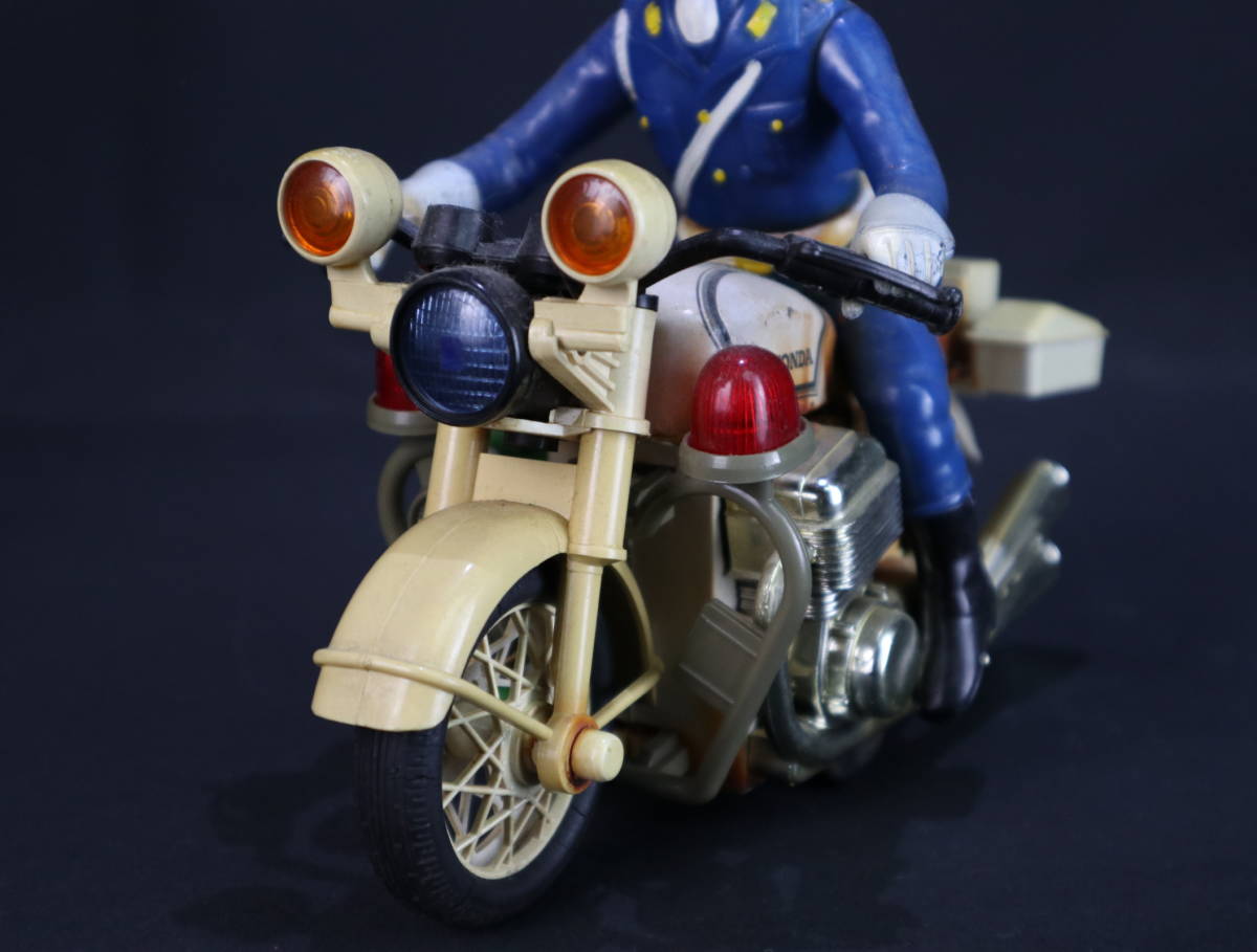 昭和レトロ・ブリキのポリスバイク・ハンダ・日本製_画像7