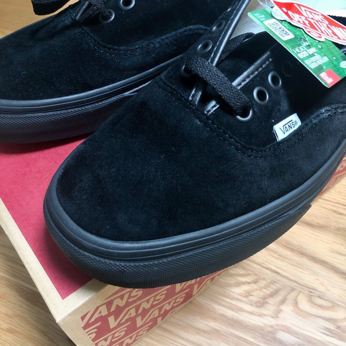 VANS/バンズ Authentic Pig Suede Black/Black 27 0cm VANS/バンズ Authentic Pig Suede Black/Black 27 0cm