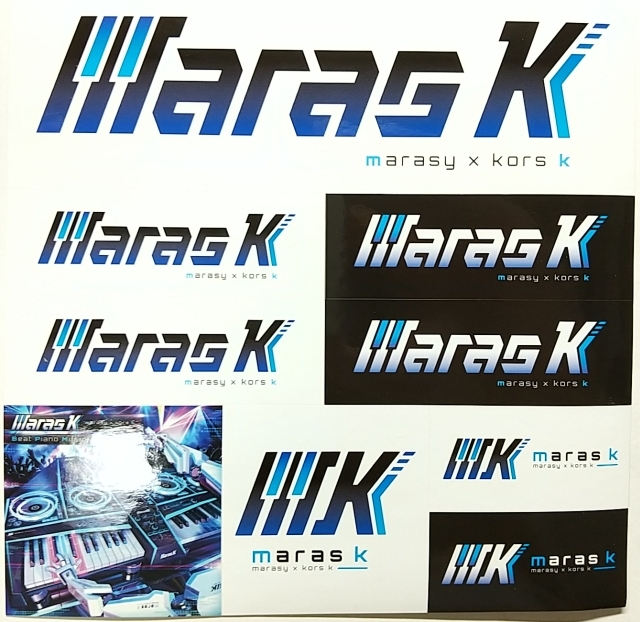 （CD）Beat Piano Music／Maras K / marasy × kors k ステッカー付_画像3