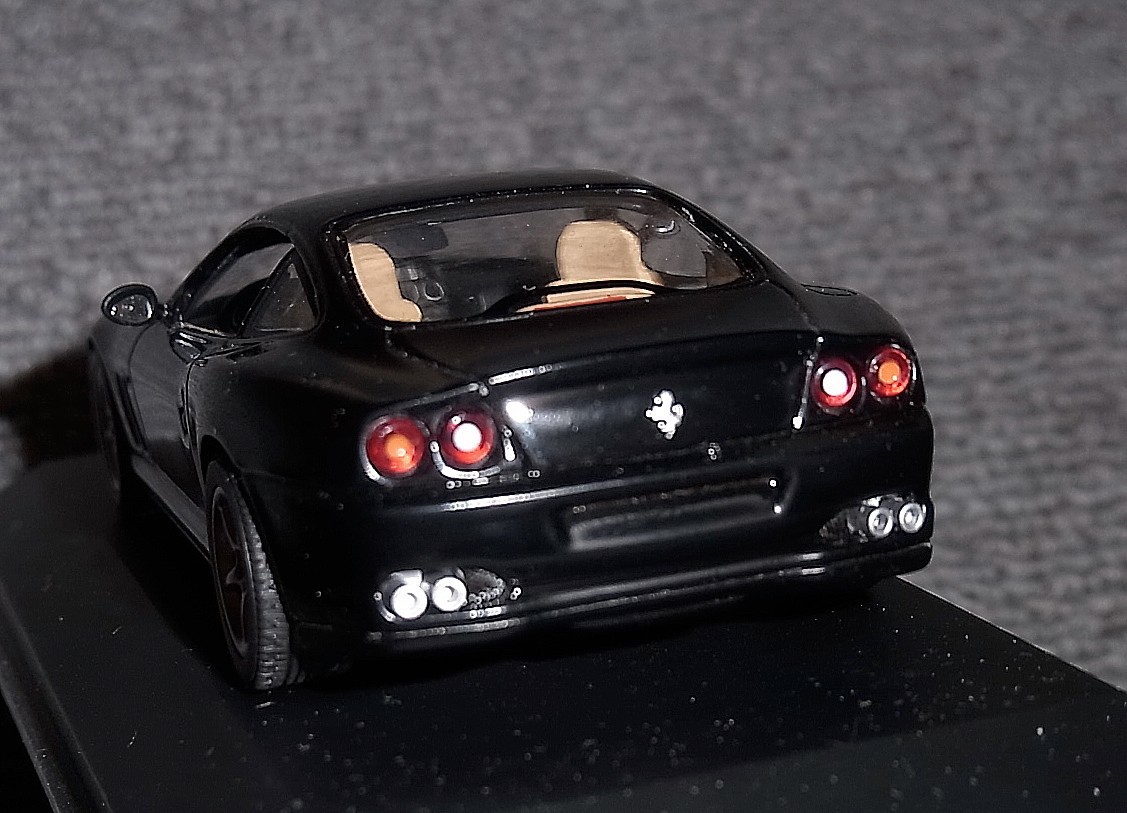 ミニカーギャラリー PIT カスタム品 1/43 フェラーリ550 マラネロ 1996 ブラック FERRARI_画像5