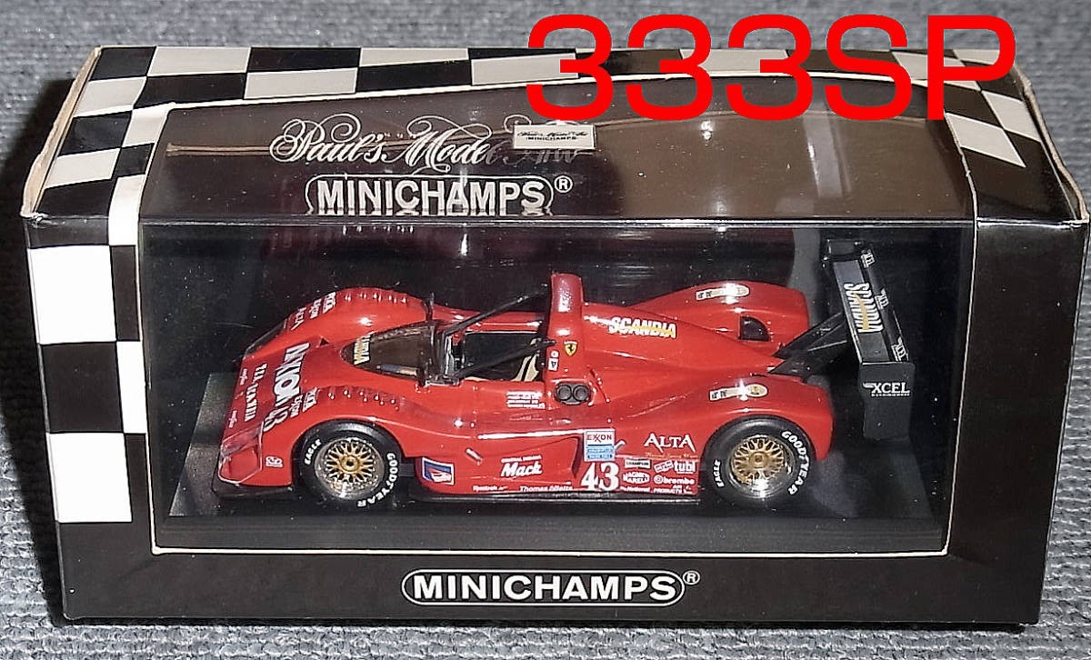 1/43 フェラーリ 333SP 43号車 SCANBIA セブリン 12h 1997 FERRARI