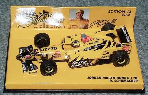 1/43 ジョーダン無限ホンダ 198 シューマッハ 1998 JORDAN MUGEN HONDA