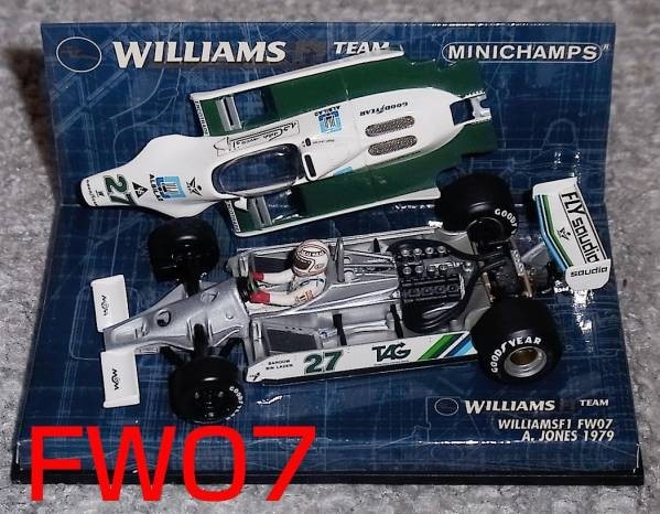 1/43 ウイリアムズ FW07 A.ジョーンズ ミニチャンプス F1 ウィリアムズ FW07 アラン ジョーンズ - メルカリ