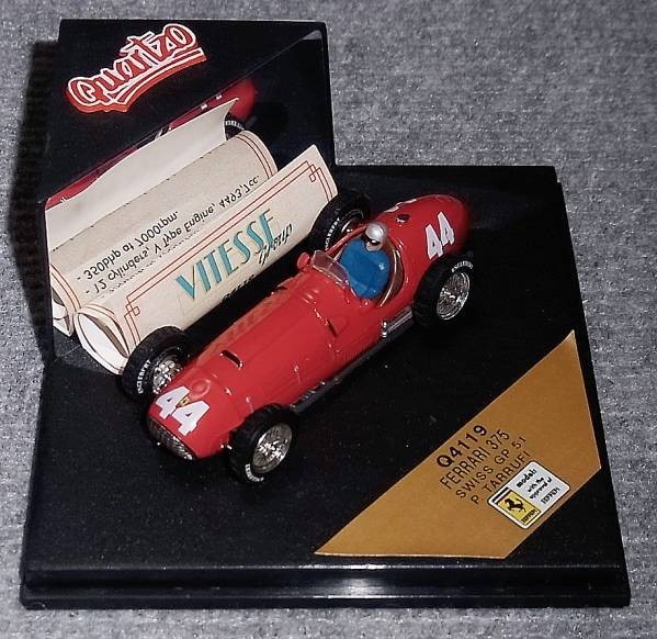 4119 1/43フェラーリ 375 TARRUFI イタリアGP1951 QUARTZO