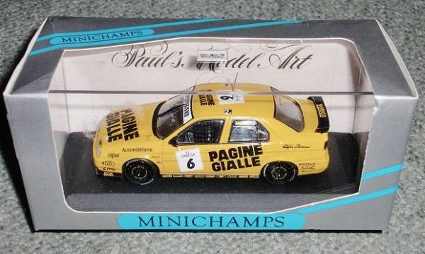 1/43アルファロメオ155 黄色 Class2 Italy 1994 ALFAROMEO