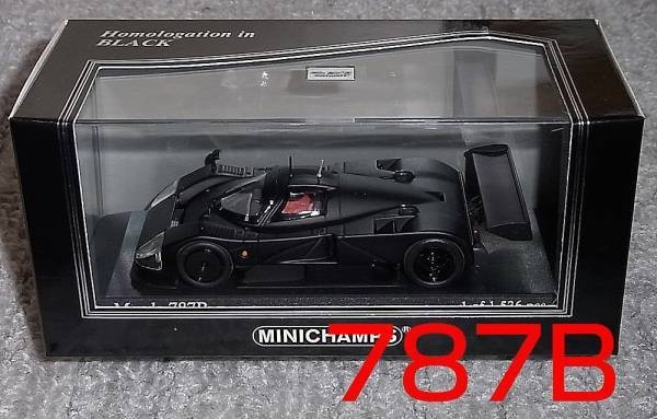  Kyosho специальный заказ H.I.B 1/43 Mazda 787B матовый черный MAZDA HIB