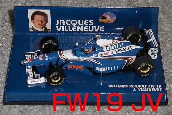 ヤフオク! - 1/43 ウイリアムズ ルノーFW19 ビルヌーブ 199...