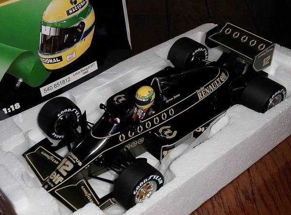 コレクショ】 セナコレ ミニチャンプス1/18 ロータス98Tルノー