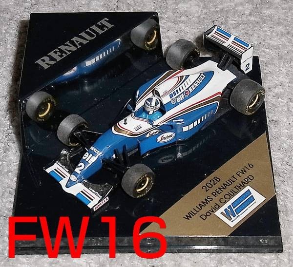 ルノー別注 1/43ONYX ウイリアムズ FW16 クルサードWILLIAMS