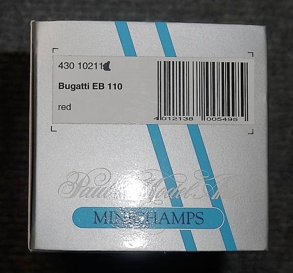 1/43 ブガッティ EB110 レッド BUGATTI MINICHAMPS
