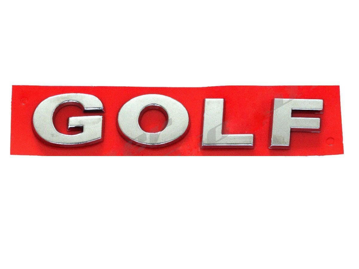 エンブレム 書き VW Volkswagen フォルクスワーゲン Golf ゴルフ BIG 大きい リア フード メッキ クラシック カー G5 G6 G7 同梱発送可能_画像2