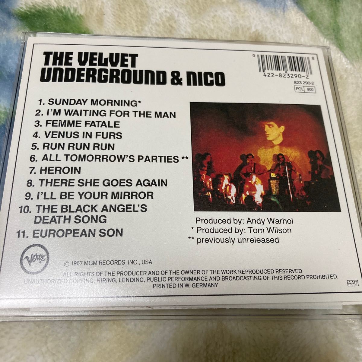  -The Velvet Underground &amp; Nico ベルベットアンダーグラウンドアンディーウォホール