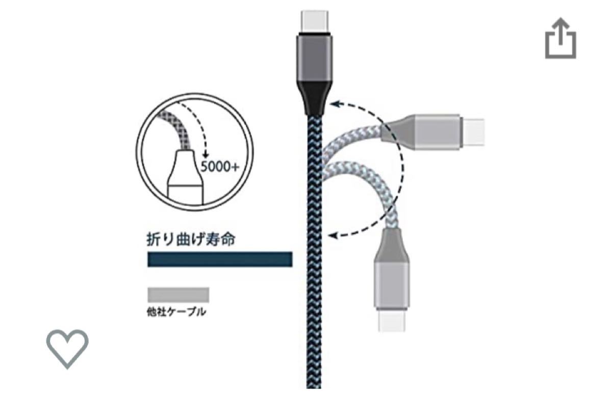 Type C ケーブル &2本セット