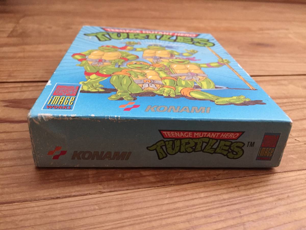 コモドール64　Commodore64　ティーンエイジ ミュータント ニンジャタートルズ　ゲームソフト　TMNT　激亀忍者伝　KONAMI　