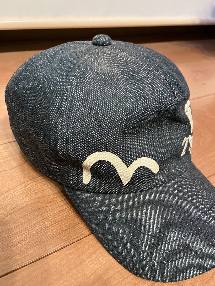 エヴィス EVISU 阪神タイガース エビス デニム キャップ 限定品 エヴィス EVISU 阪神タイガース エビス デニム キャップ 限定品