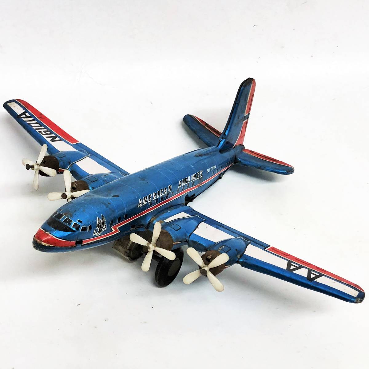 アメリカンエアライン/ブリキ玩具/飛行機/旅客機/AA N6101A/昭和レトロ