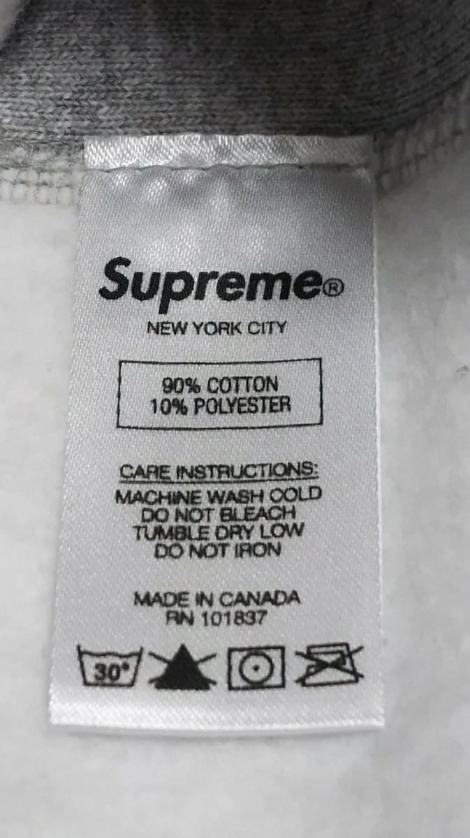 新品 M 納品書付 Supreme Box Logo Hooded Sweatshirt Heather Grey シュプリーム ボックスロゴ ヘザーグレー 灰 パーカー フーディー