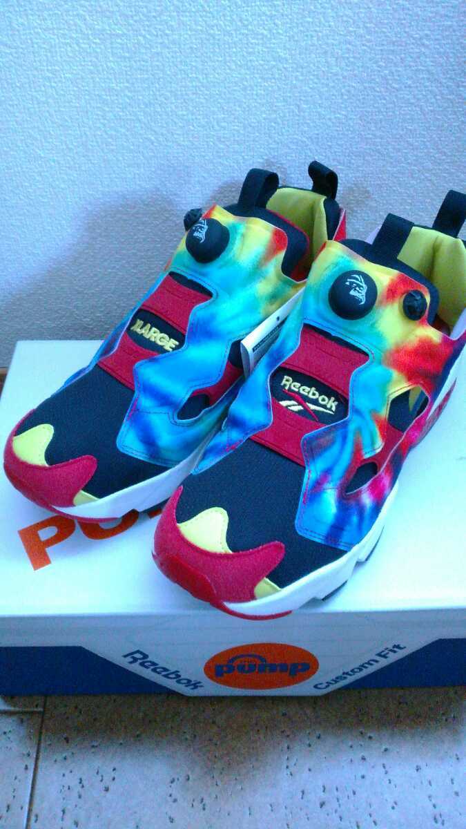 Reebok INSTAPUMP FURY×XLARGEコラボスニーカー(27cm)