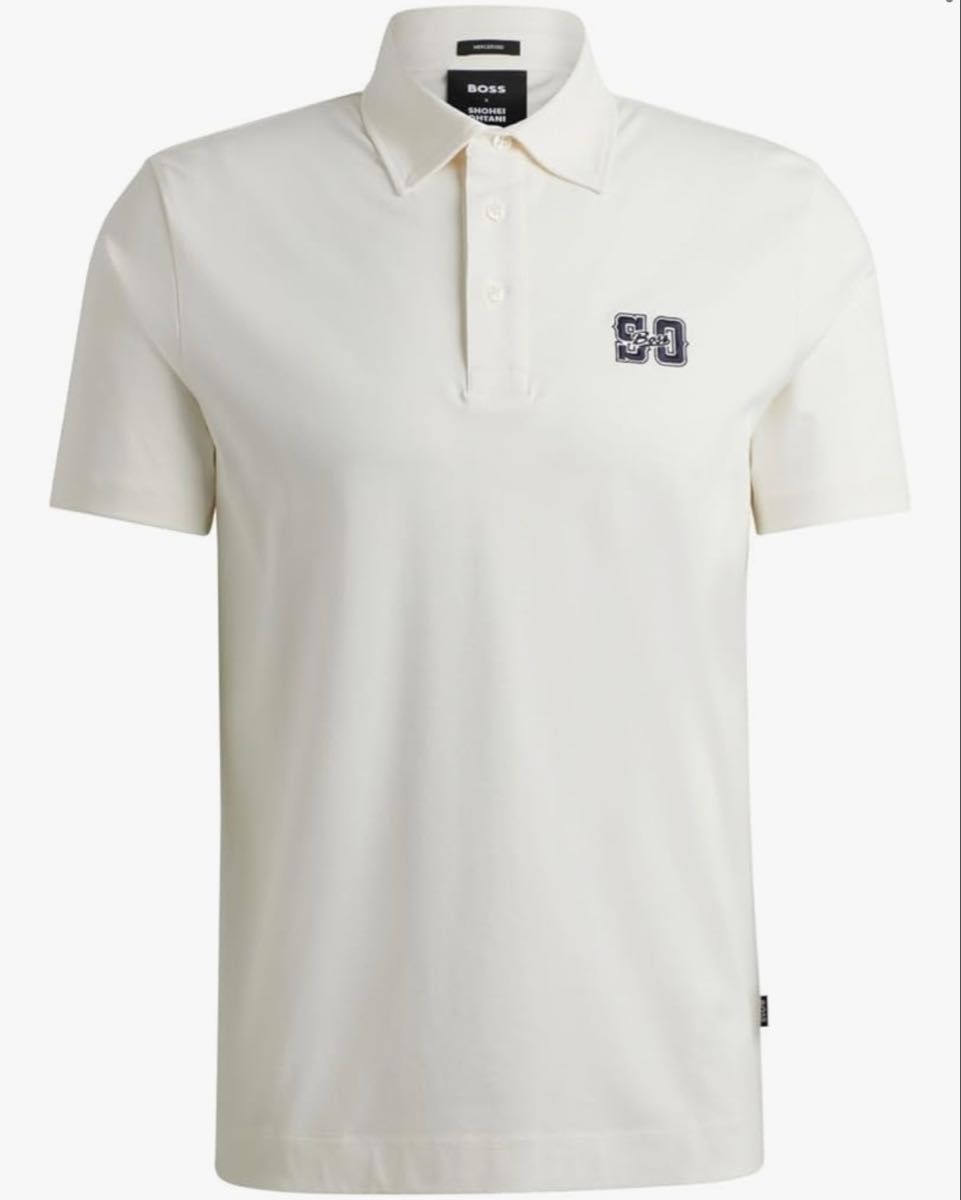 BOSS×大谷翔平 新品未開封 コットンポロシャツ ホワイト 定番 希少完売