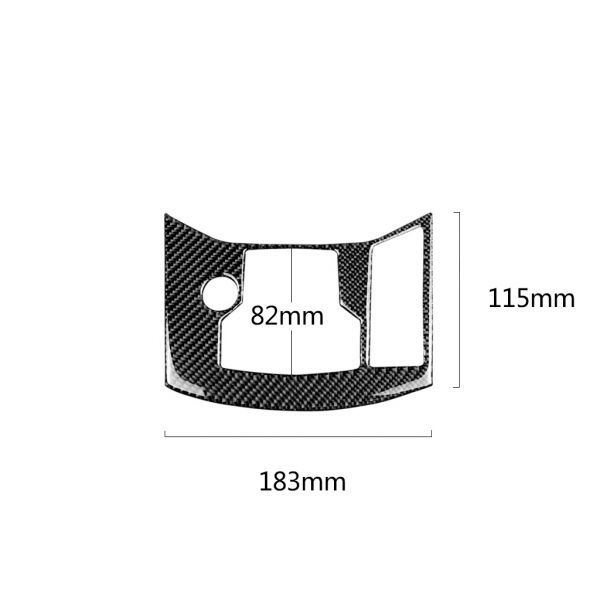 マツダ CX-5 KF系　カーボン製 電子ハンドブレーキ パネルカバー1個　送料無料_画像3
