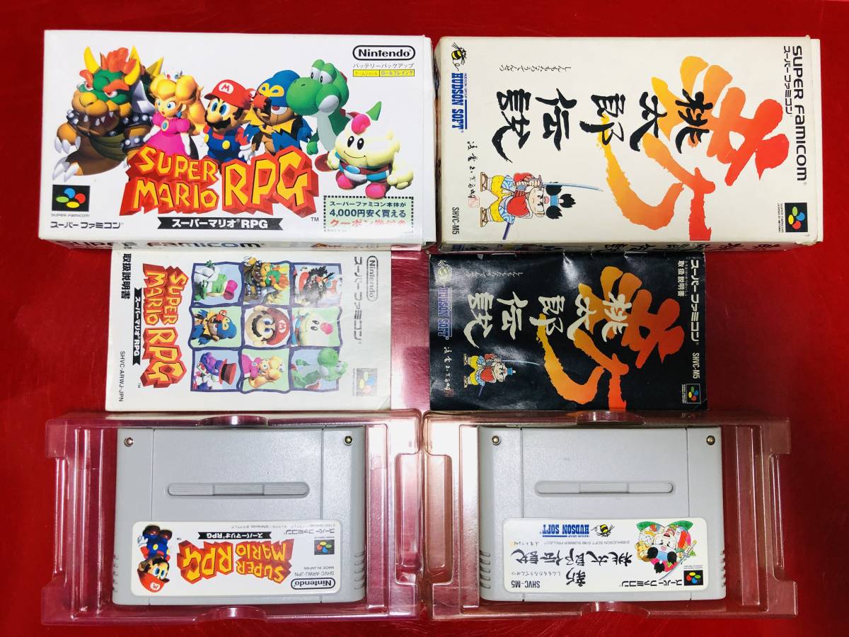桃太郎伝説 スーパー マリオRPG 箱説付 同梱可！！即決！！大量出品中！
