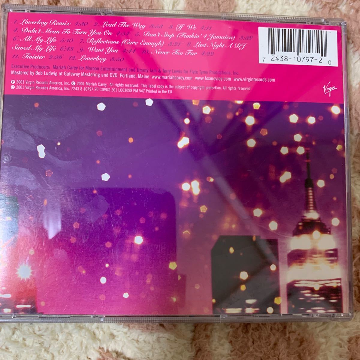 Mariah Carey マライアキャリー / Glitter 輸入盤 中古