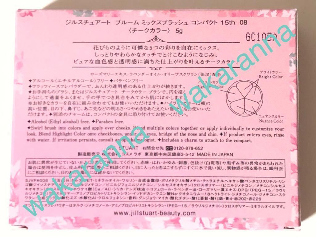 箱の裏面表示