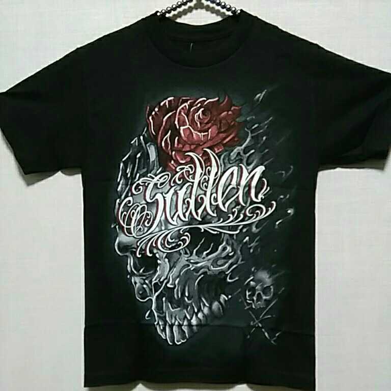 SULLEN SKULL MELT ROSE FIRE TATTOO INK 新品 #バイカー #ハーレーダビットソン #アメ車 #タトゥー #ローライダー #UFC #MMA #スカル_画像1