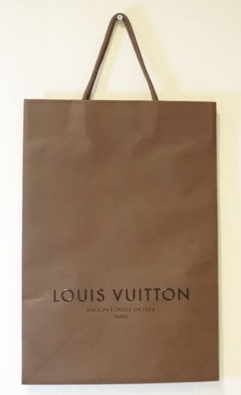 LOUIS VUITTON ルイヴィトン ① 紙袋 ショップ袋 ショッパー ショッピング袋 ショッピングバッグ j m1226★_画像1