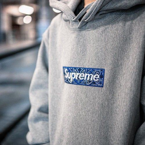 Supreme Bandana Box Logo Hooded Sweatshirt Hoodie Parka シュプリーム バンダナ ボックスロゴ 箱 ボゴ パーカー フーディー ペイズリー_画像2