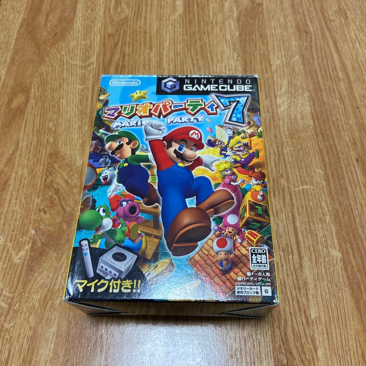 ゲームキューブ マリオパーティ7 マイク メモリーカード付き ゲームキューブ マリオパーティ7 マイク メモリーカード付き