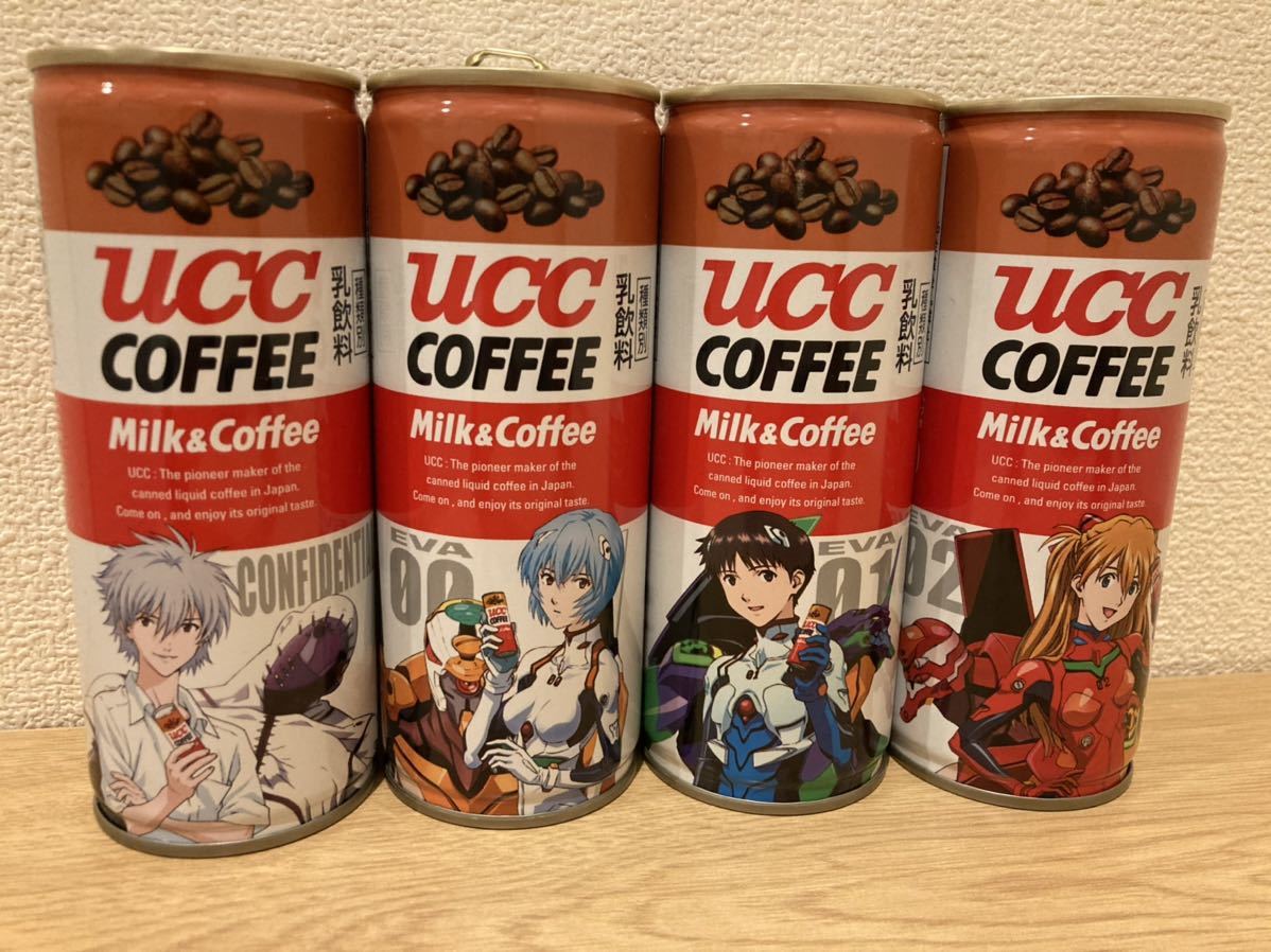 Paypayフリマ Uccミルクコーヒー エヴァンゲリオン エヴァ缶4種 中身なし Paypayフリマ Uccミルクコーヒー エヴァンゲリオン エヴァ缶4種 中身なし