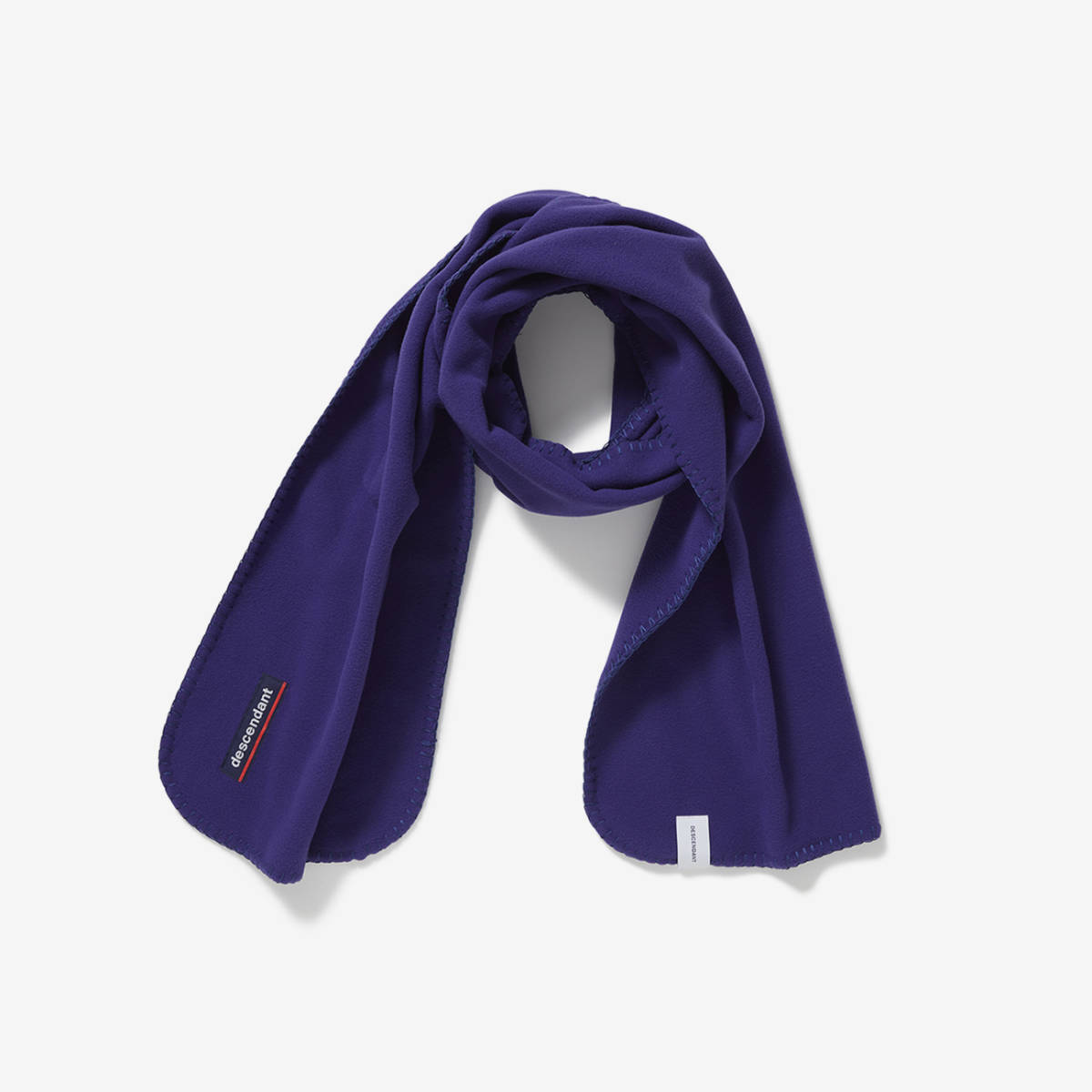 希少★新品本物【紫】★COIL FLEECE SCARF コイルフリーススカーフ マフラー 正規店購入 ディセンダント 限定 入手困難DESCENDANT 20AWSPOT