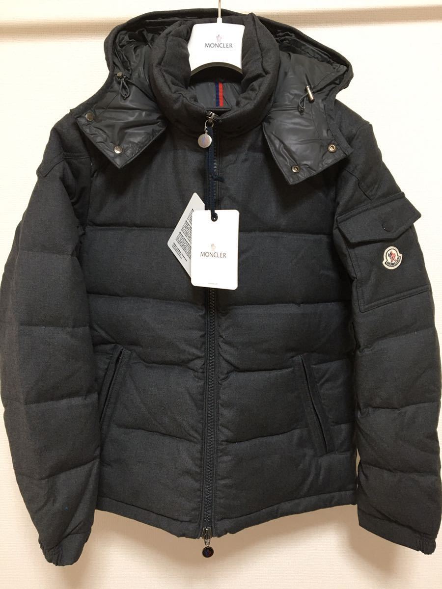 送料無料 未使用 MONCLER MONTGENEVRE 2 モンクレール グレー ダウン