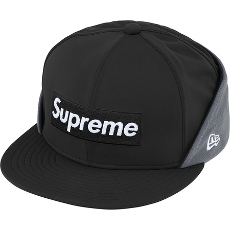 Supreme WINDSTOPPER Earflap Box Logo New Era 7-3/8 Black シュプリーム ニュー エラ ブラック キャップ ボックスロゴ_画像2