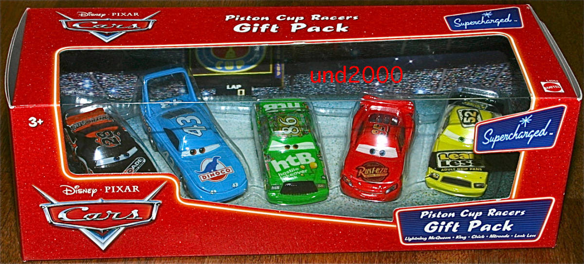 マテル カーズ Piston Cup Racers Gift Pack ピストンカップ レーサーズ ライトニングマックイーン キング チックヒックス  ナイトロエイド