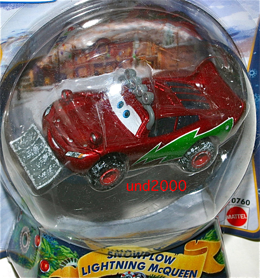 マテル ディズニー ピクサー カーズ クリスマス 1/55 スノープロー ライトニングマックイーンSnowplow Lightning McQueen 除雪車Pixar Cars_画像2