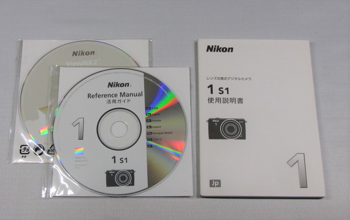  Nikon Nikon1 S1 handling use instructions CD-ROM booklet 