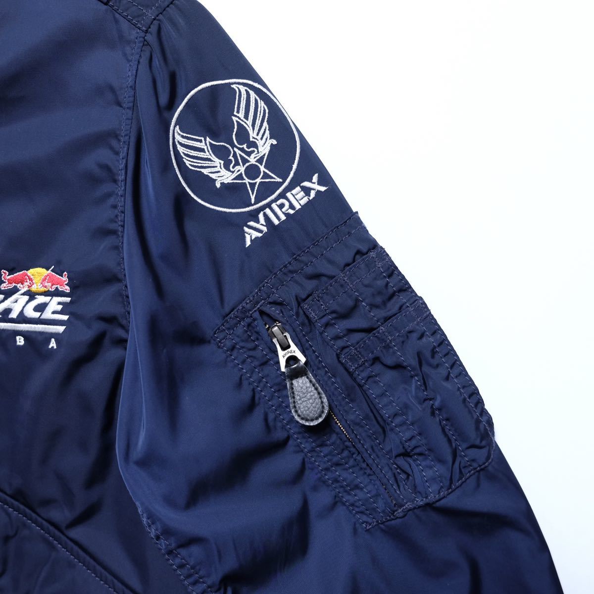 【送料無料】RED BULL AIR RACE CHIBA 2017/レッドブル・エアレース千葉/AIR RACE CWU JACKET/フライトジャケット/AVIREX/アヴィレックス_画像3