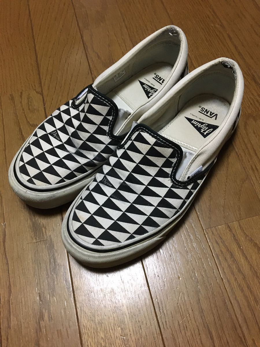 バンズ　コラボ　ピルグリム スリッポン ビームス VANS Pilgrim BEAMS 26cm SLIP チェッカー