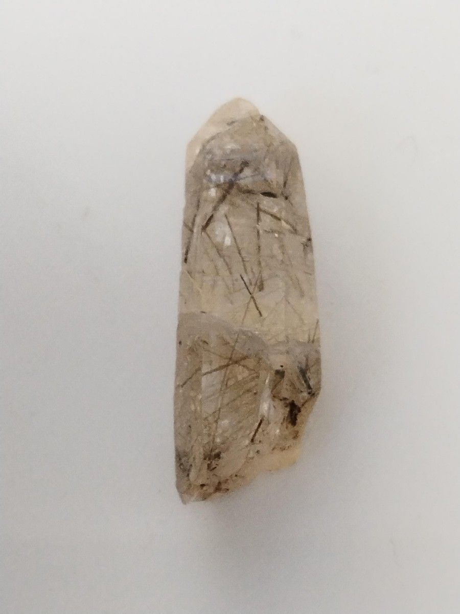 国産鉱物 山梨県 平沢鉱山 天然水晶 トルマリン入り水晶 早い者勝ち