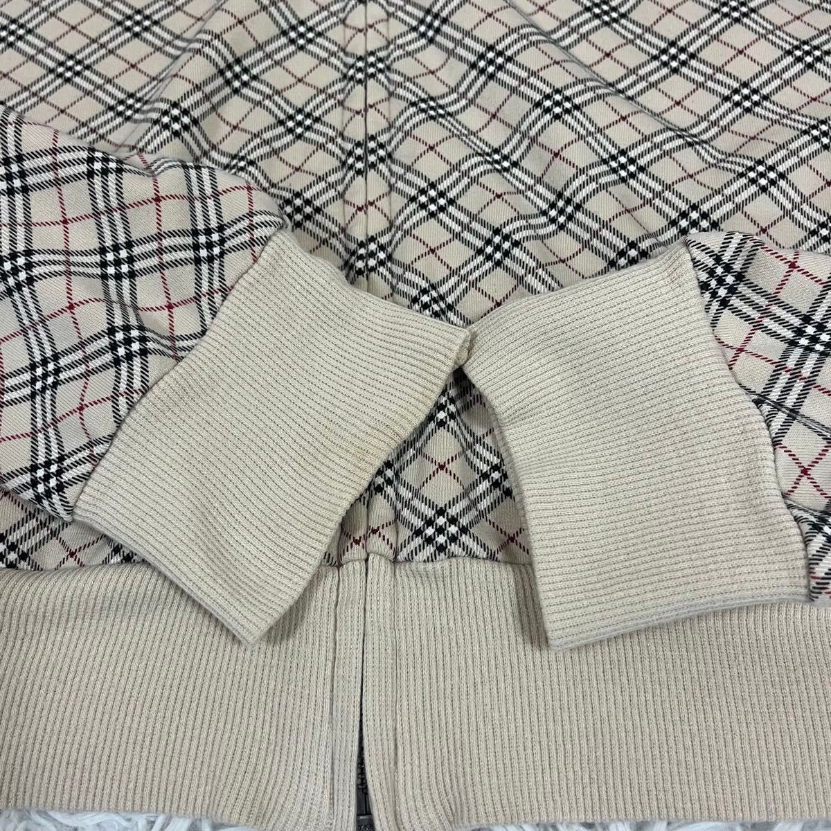 バーバリーブルーレーベル ノバチェック ブルゾン トラックジャケット