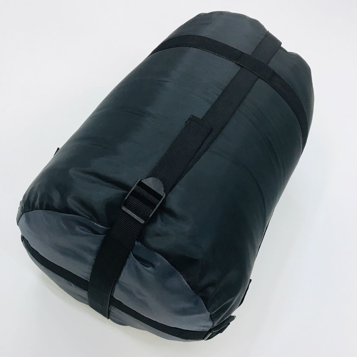 ★新品★ 寝袋 -15℃ 封筒型 キャンプ 車中泊 オールシーズン対応 黒