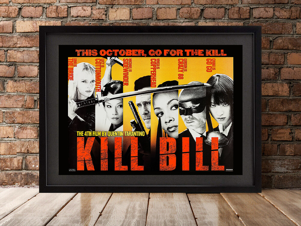 2021人気の US地下鉄用ポスター キル ビル Vol.1 KillBill Vol. 1