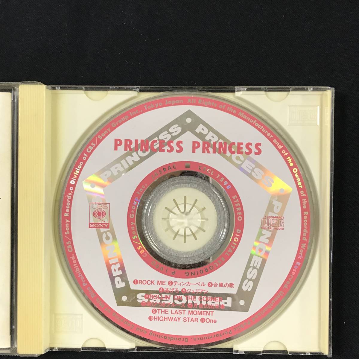 【中古 送料込】CDアルバム プリンセス プリンセス 「PRINCESS PRINCESS」 5枚目のアルバム 1990年発売◆B0410c_画像4