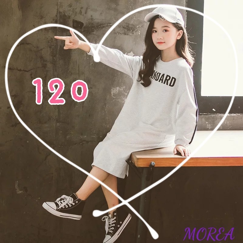 Paypayフリマ 新品 1サイズ ライトグレー Tシャツワンピース キッズ 女の子 秋冬 韓国子ども服 Paypayフリマ 新品 1サイズ ライトグレー Tシャツワンピース キッズ 女の子 秋冬 韓国子ども服