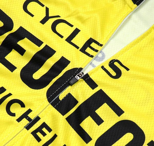 新品 長袖 レトロデザイン 上下セット No47 XLサイズ フランス サイクルジャージ ウェア メンズ サイクリング MTB ロードバイク 自転車_画像5